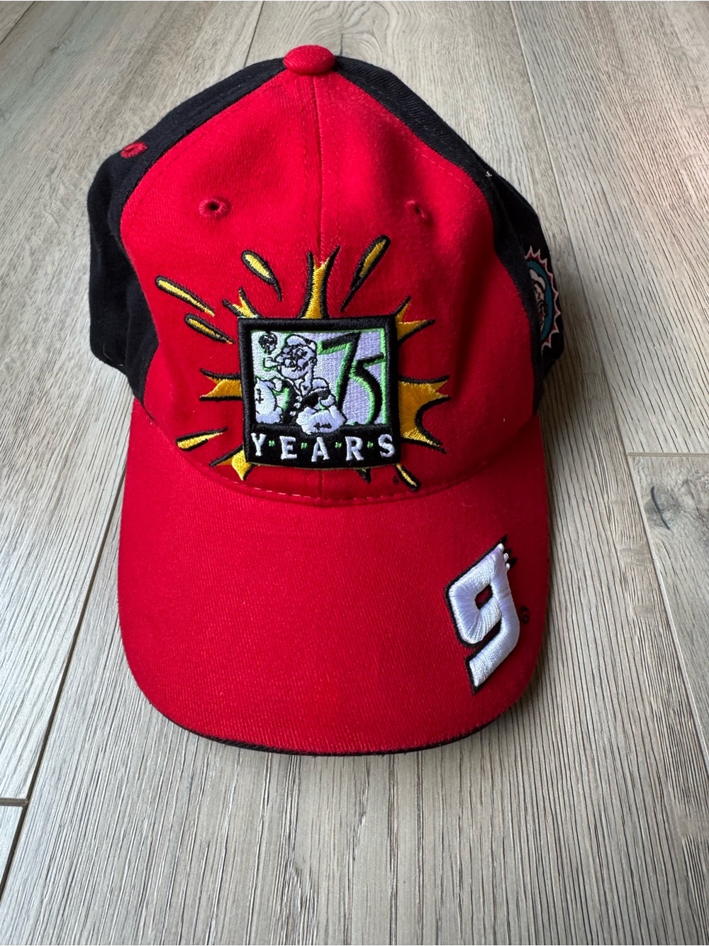 Chase Authentics Popeye 75th Anniversary Nascar Kasey Kahne #9 Hat 2004 vintage